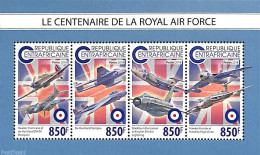 Central Africa 2018 RAF 4v M/s, Mint NH, Transport - Aircraft & Aviation - Airplanes