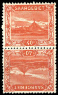 1921, Saar, 49 Kdr III, * - Andere & Zonder Classificatie