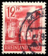1948, Französische Zone Rheinland Pfalz, 20 PF I, Gest. - Other & Unclassified