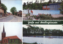 72125874 Amelinghausen Lueneburger Heide Hauptstrasse Waldbad Kirche Lopau Staus - Altri & Non Classificati