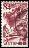 1948, Französische Zone Württemberg, 26 PF IV, Gest. - Autres & Non Classés
