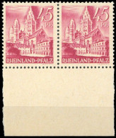 1947, Französische Zone Rheinland Pfalz, 10 PF II, ** - Otros & Sin Clasificación