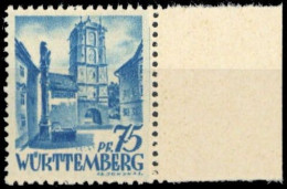 1947, Französische Zone Württemberg, 11 PF II, ** - Andere & Zonder Classificatie