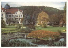 72125134 Bad Salzschlirf Badehof Mit Goldfischteich Naturfarben Karte Bad Salzsc - Altri & Non Classificati