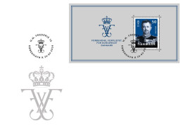 Denmark 2024 King Frederik X Joint Issue With Faroe Islands Greenland Block FDC - FDC