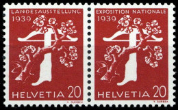 1939, Schweiz, W 19, ** - Zusammendrucke