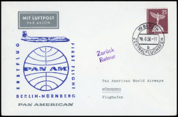 1957, Berlin, PU 19/13 B, Brief - Other & Unclassified