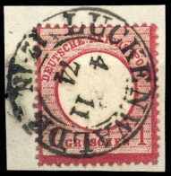 1872, Deutsches Reich, 19, Briefst. - Otros & Sin Clasificación