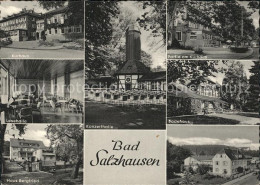 72125116 Bad Salzhausen Kurhaus Konzerthalle Badehaus Haus Bergfried Lesehalle B - Altri & Non Classificati