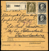 1916, Altdeutschland Bayern, 98 II (2), 100 II A, Brief - Autres & Non Classés