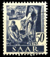 1947, Saar, 220 I, Gest. - Autres & Non Classés