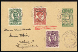 1918, Bosnien Und Herzegowina (Österr.), 144-46, P 20 II, Brief - Bosnia And Herzegovina