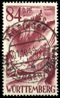 1948, Französische Zone Württemberg, 26 PF IV, Gest. - Autres & Non Classés