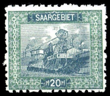 1921, Saar, 55 B, ** - Otros & Sin Clasificación