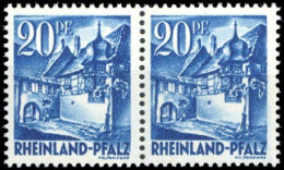 1947, Französische Zone Rheinland Pfalz, 7 PF II, ** - Autres & Non Classés