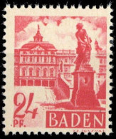 1947, Französische Zone Baden, 8 PF III, ** - Other & Unclassified