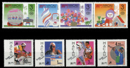 1990, Macau, 649-56, ** - Sonstige & Ohne Zuordnung