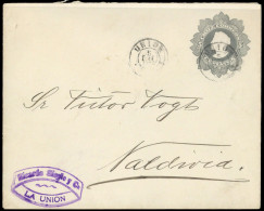 1907, Chile, U 14 A, Brief - Chili