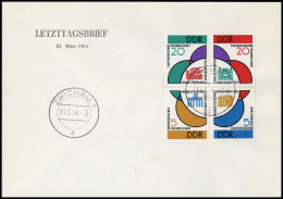 1962, DDR, 901-04, Brief - Altri & Non Classificati