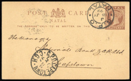 1885, Natal, P 1, Brief - Africa (Other)