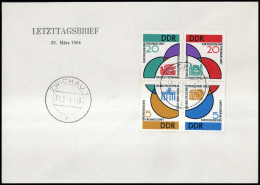 1962, DDR, 901-04, Brief - Altri & Non Classificati