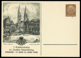 1938, Deutsches Reich, PP 122 C93/01, Brief - Altri & Non Classificati