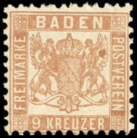 1862, Altdeutschland Baden, 20 A Var., ** - Otros & Sin Clasificación