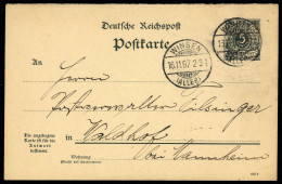 1891, Deutsches Reich, P 31 B F, Brief - Altri & Non Classificati