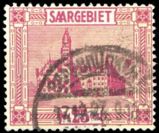 1923, Saar, 100 IX, Gest. - Andere & Zonder Classificatie