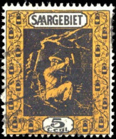 1922, Saar, 85 A I, Gest. - Autres & Non Classés