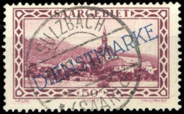 1929, Saar, D 28 XIII, Gest. - Otros & Sin Clasificación