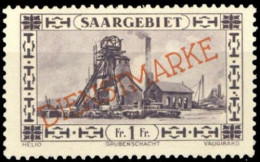 1929, Saar, D 31 IV, * - Autres & Non Classés
