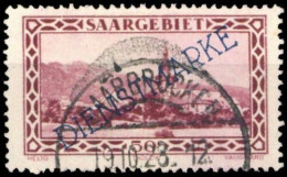 1927, Saar, D 18 IV, Gest. - Sonstige & Ohne Zuordnung