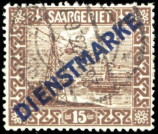 1922, Saar, D 4 II, Gest. - Andere & Zonder Classificatie