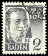 1947, Französische Zone Baden, 1 VI, Gest. - Autres & Non Classés