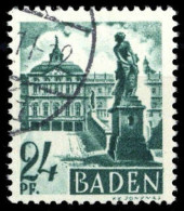 1948, Französische Zone Baden, 22 PF III, Gest. - Andere & Zonder Classificatie