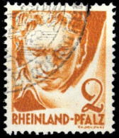 1948, Französische Zone Rheinland Pfalz, 32 PF I, Gest. - Sonstige & Ohne Zuordnung