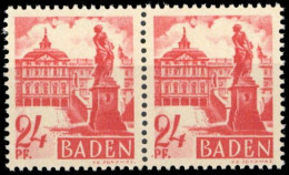 1947, Französische Zone Baden, 8 PF III, ** - Andere & Zonder Classificatie