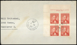 1952, Canada, 273 (4) DZ, FDC - Other & Unclassified