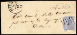 1866, Belgien, 15 D, Brief - Other & Unclassified