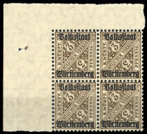 1919, Altdeutschland Württemberg, 259 X (4), ** - Autres & Non Classés