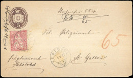 1867, Schweiz, 30, U 14, Brief - Other & Unclassified