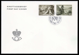 1961, Liechtenstein, 404-05, FDC - Other & Unclassified