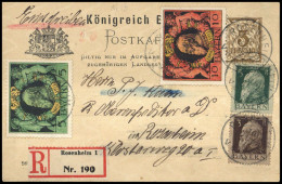 1911, Altdeutschland Bayern, 92-93 A U.a., Brief - Other & Unclassified