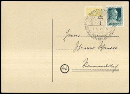 1949, Französische Zone Württemberg, 47, FDC - Otros & Sin Clasificación