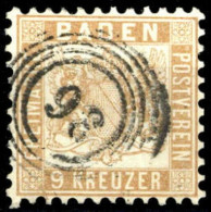 1862, Altdeutschland Baden, 20 Ba, Gest. - Otros & Sin Clasificación