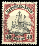 1901, Deutsche Kolonien Marshall Inseln, 19, Gest. - Isole Marshall