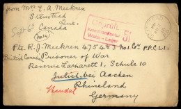 1916, Kriegsgefangenenlagerpost, Brief - Autres & Non Classés