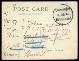 1917, Kriegsgefangenenlagerpost, Brief - Other & Unclassified