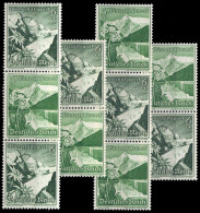 1938, Deutsches Reich, S 245-48, ** - Se-Tenant